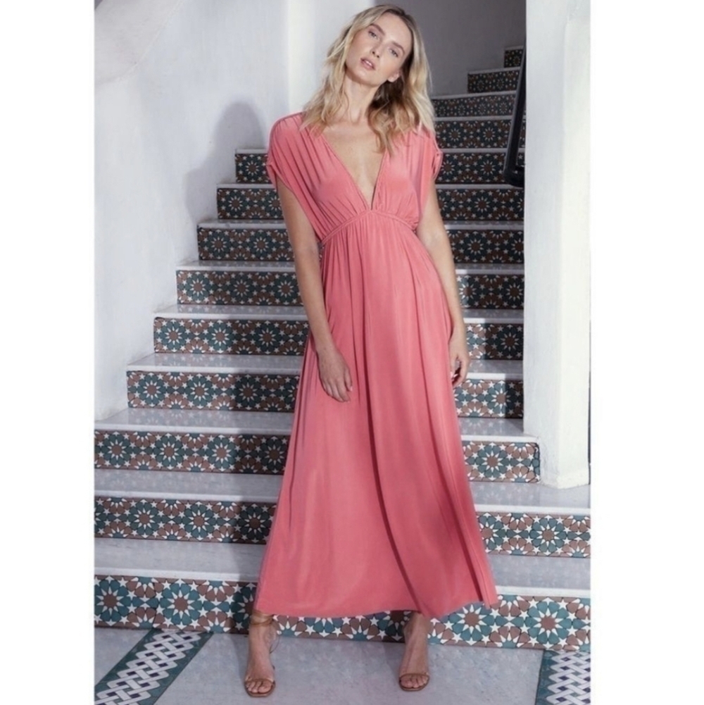 New Misa Los Angeles Antigone Maxi Dress Nwt Xs
